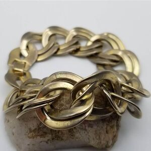 Vintage avon gold tone artic twist‎ bracelet